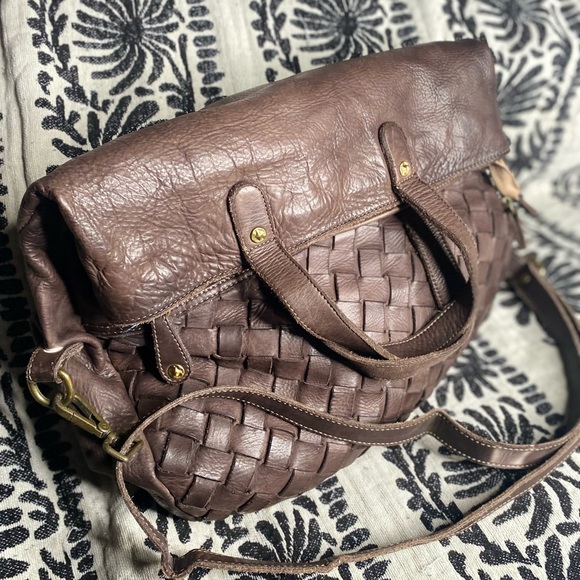 Civico93 crossbody oversized real leather bag - Picture 3 of 4